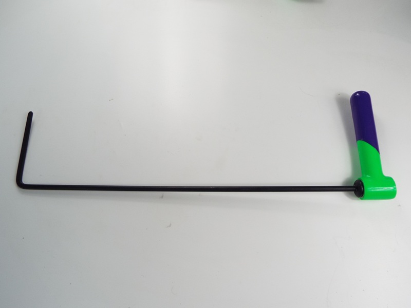 Ratchet Handle 510mm x 130mm Shaved Flag, 90 Degrees.