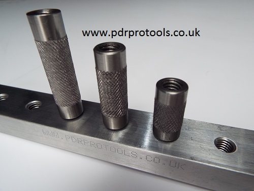 Three Piece Extension Set, 1" 1.5" 2" x 1/2" Diameter.