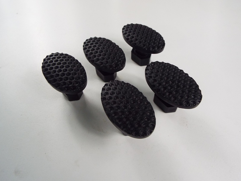 Extra Strong / Thick Glue Tabs 40mm x 24mm, Convex Face.