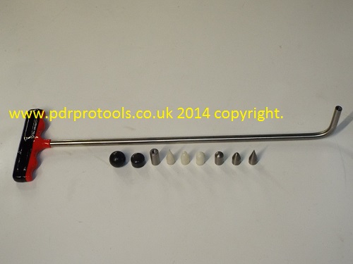 Interchangeable Tipped Tool, 20" Long x 90 Degrees. Interchangeable Tipped Tool, 20" Long x 90 Degrees.