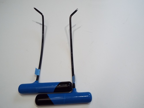 Shaved Brace Tools, 10" Shafts ,Banana (1.0mm tip.)