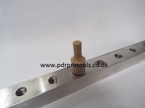 Peek Screw-In Tip, 6.0mm Flat Face.
