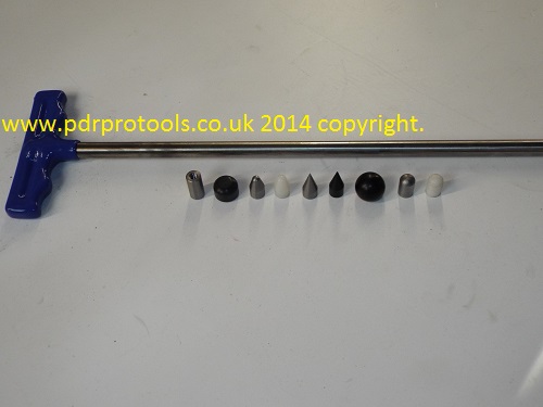 Interchangeable Multi-Tipped Tool, 26" Long x 90 Degrees.