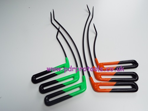 Sharp Brace Set x 6, Curved Shafts.