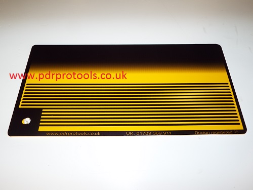 Extra Long HD "Sniper" Board 16" x 8" Fog + Lines, Yellow.