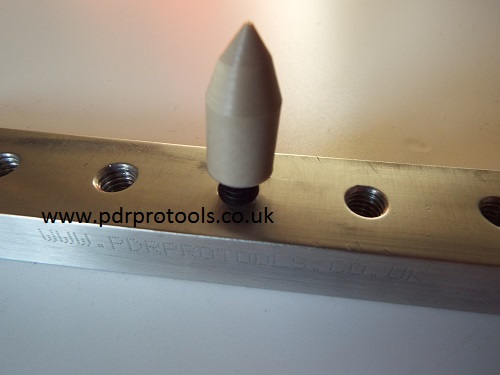 PEEK Screw-In Tip, 0.5mm Impact Resistant.