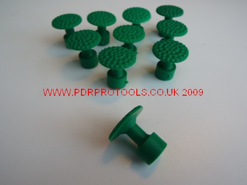 Golf Ball Dimple tabs x 10, With 21.00mm Domed Face.