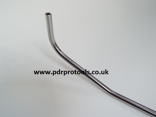 Curved Double Bend,18" x 6" Kick, USA Threads.