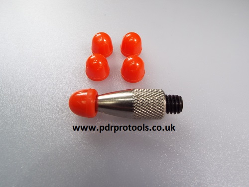Ball Nose Screw-In Tip + 5 Caps (7.5mm)