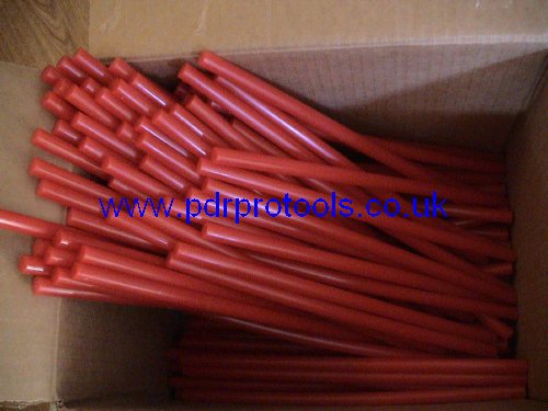 31 Red Glue Sticks, 12" Long, 1kg.