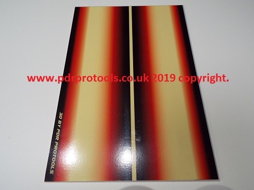 HD Fire Red Reflection board,.