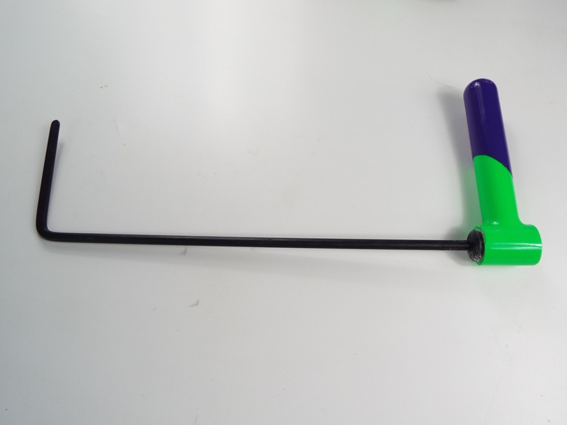 Ratchet Handle 350mm x 110mm Shaved Flag, 90 Degrees.