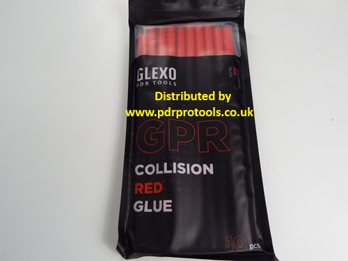 Glexo Red Hot Melt Glue Sticks x 10.