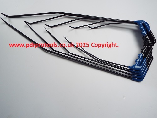 Extra Long Shaved, Double Bend Brace Set, 8" - 24" Long x 10.