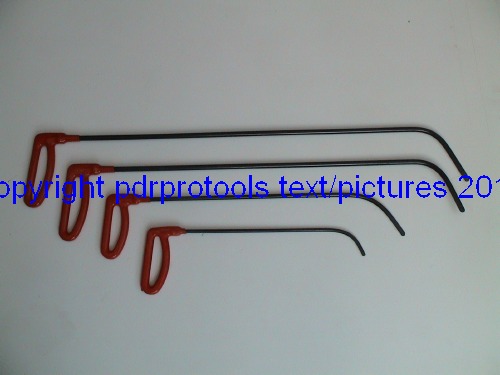 Side Panel Hook Tool Set  x 4, 12 - 29" Long (Shaved).