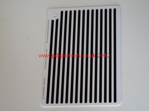 Superb reading board with 8.0.00mm lines.