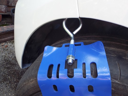 Adjustable Wheel Arch Leverage Platform.