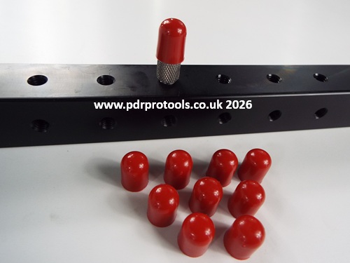 Screw-In Soft tip With 10 Hard Plastic Caps (Domed Face)