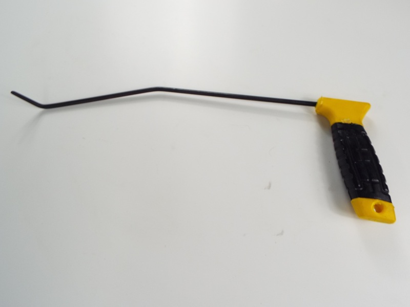 Double Bend Shaved Wire Tool, 310mm Left.