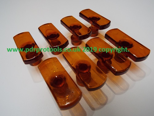 Smooth Faced Root Beer Crease Tabs 42.00mm x 8.