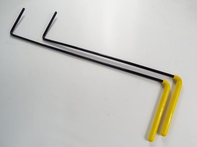 Tight Access Door Bar Set. (Twist Tools) Ball Nose.
