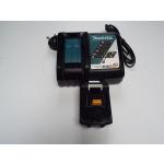 Makita Battery Charger + 6 .0 Ah Li-ion Battery.