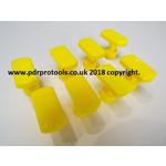 Smooth Faced Crease Tabs 30.00mm x 8.