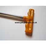 Screw-In Tipped Tool, 34" Double Bend, USA Threads.