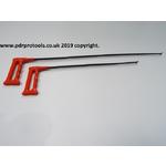 Slim Head Whale Tails, 18", 22" x 19.00 mm Heads.