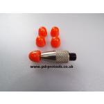 Ball Nose Screw-In Tip + 5 Caps (7.5mm)