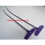 2 x Screw-In Tip Tools, 28" & 24" Long,USA Threads.