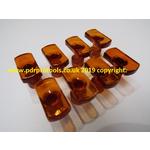 Smooth Faced Root Beer Crease Tabs 30.00mm x 8.