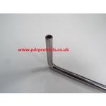 Screw-In Tipped Tool, 17" x 90 Degrees x 3" Kick.