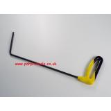 Flag Tool, 15" Shaft x 5" Shaved Flag.