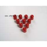 10 X Hard Plastic Domed Caps.