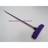 Screw-In Tipped Tool, 28" x 45 Degrees , 1" Kick.