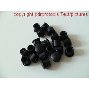 Flush fitting plugs x 100 (13.0mm holes)
