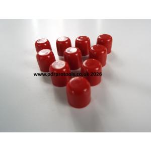 10 x Plastic Caps (Flat Face)