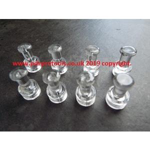 Smooth Series Crystal Ice Tabs, 9.00mm