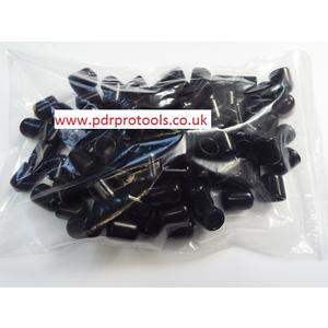 100 Vinyl Tip Covers, 12.00mm