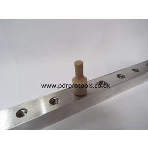 Peek Screw-In Tip, 6.0mm Flat Face.